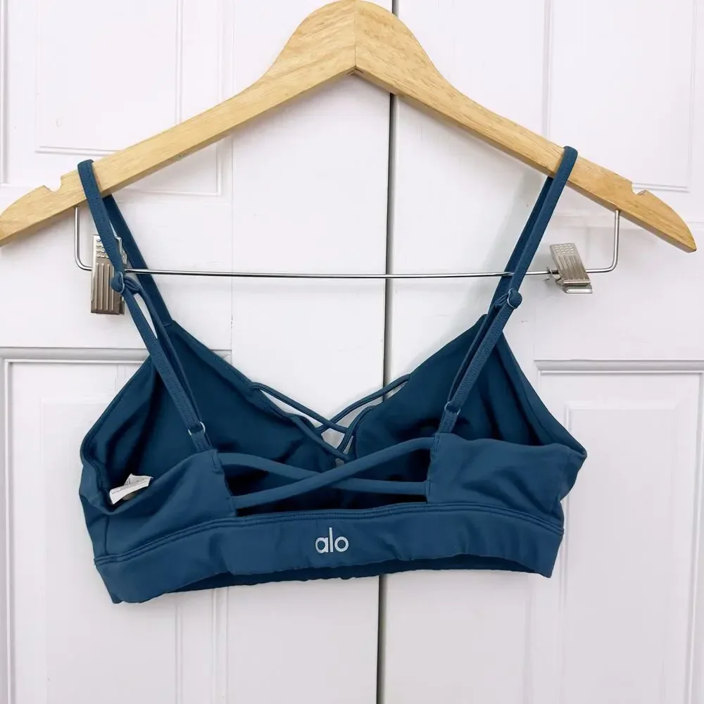 Alo Yoga Interlace Yoga Sports Bra (Size Small)